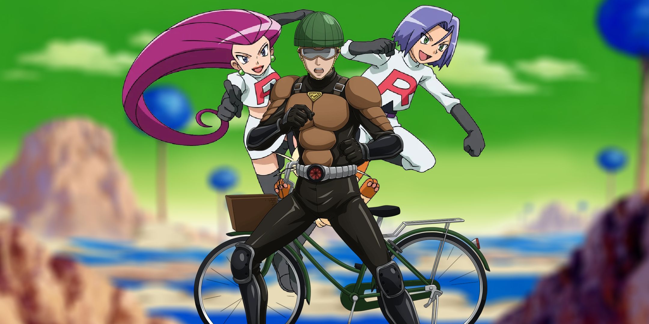Poor anime characters' colleges such as Memum Rider and Team Rocket.