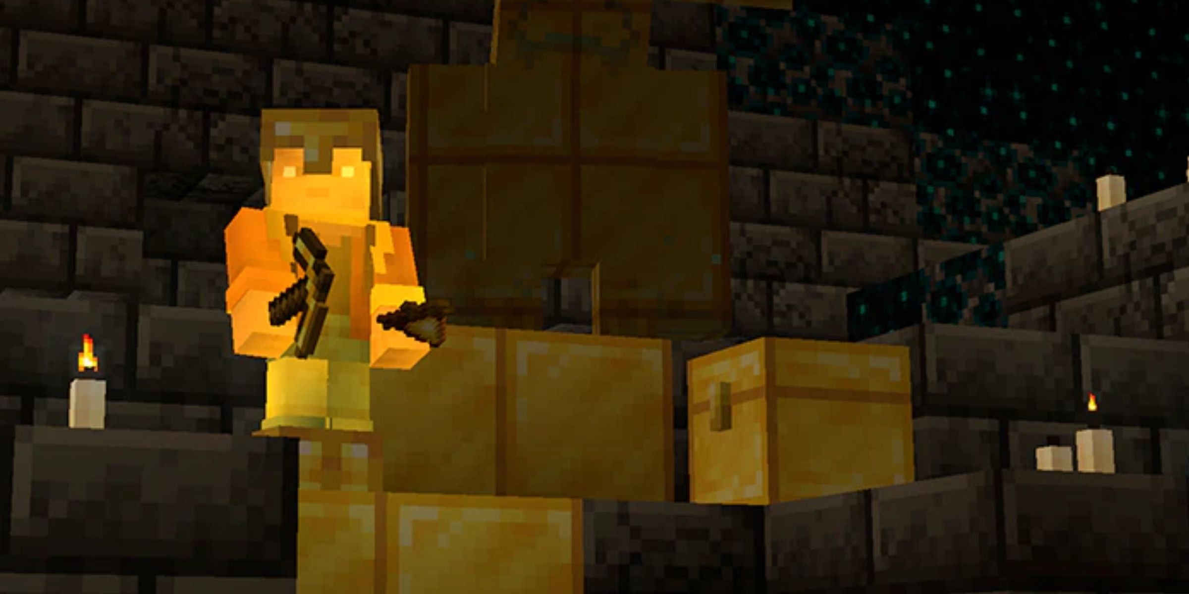 A Madas Touch Affect player who turns things into an ancient city in the April Foz's Mine Craft's vote update.