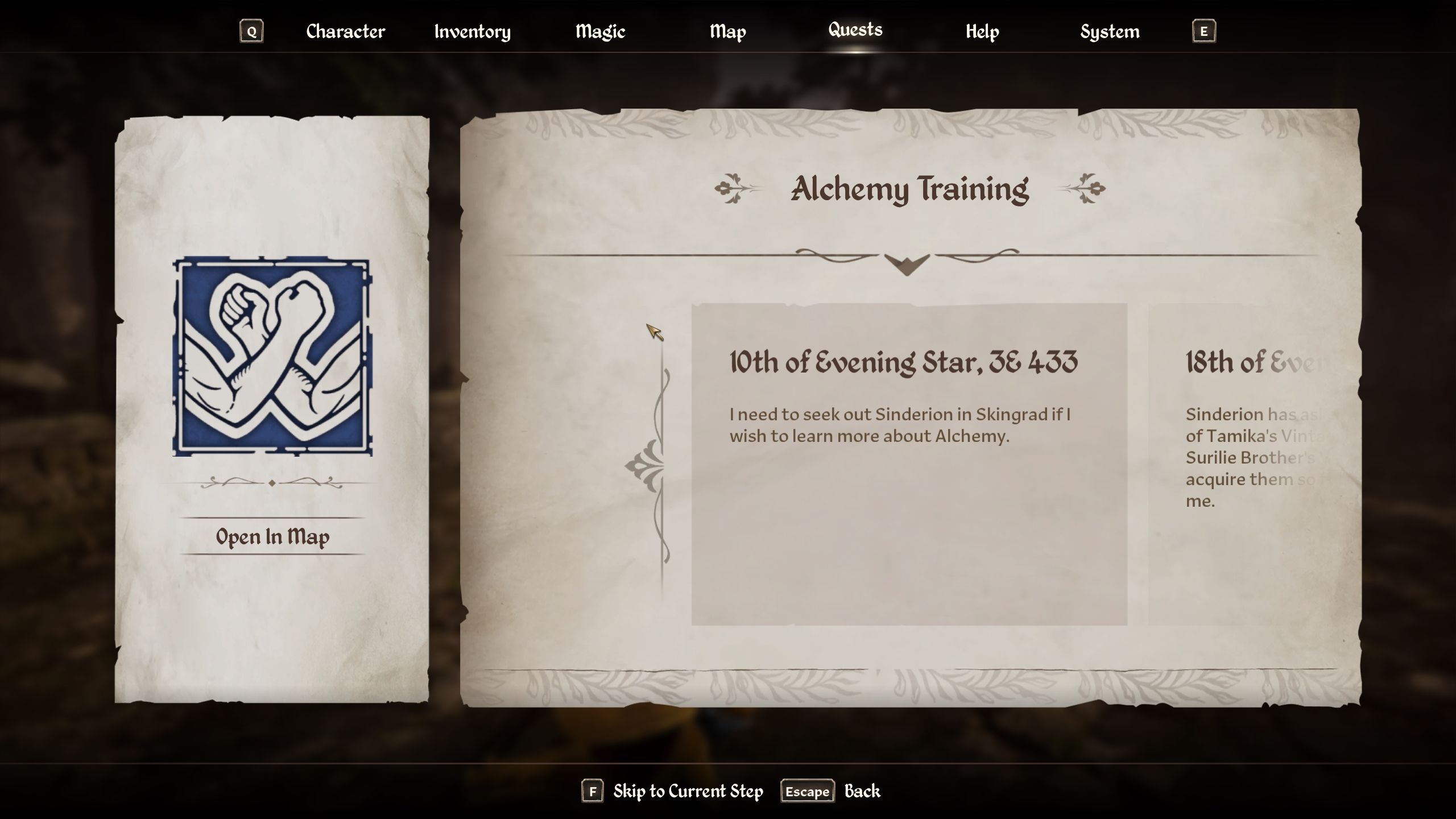 Alchemy Training Quest - Oblivion Remastered