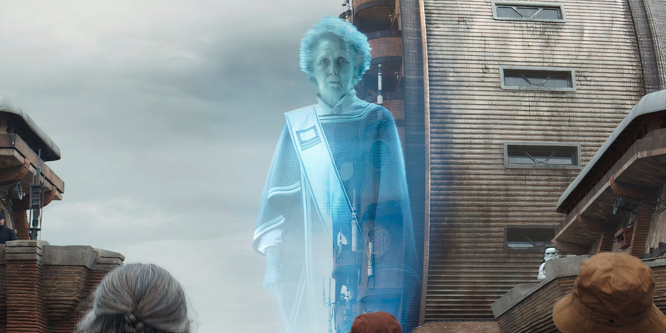 Marwa's hologram during his last rites in Andor.