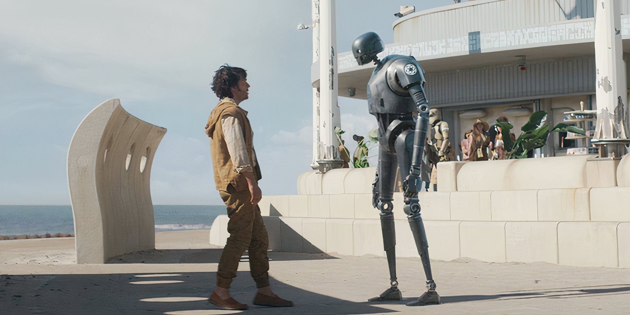 Casin Andor is facing a sterm in Star War: Andor.