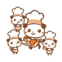 Chocopanda Sanrio character on a white background.