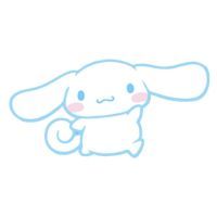 Cinnamoroll Sanrio character on a white background.