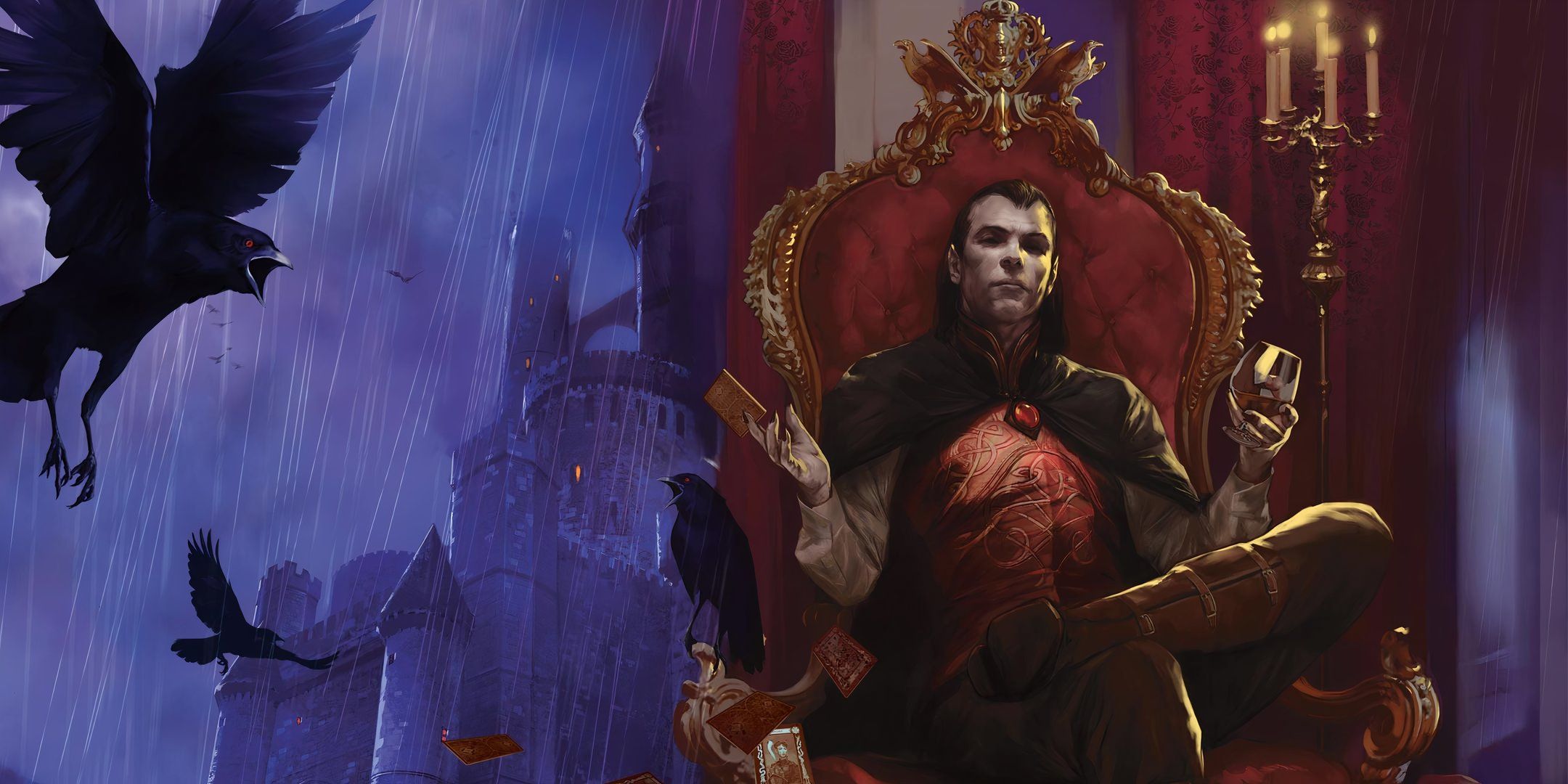 The curse of the Strawd Core Art, which features Straud and Castle Raven Lift in the Dongonz and Dragon.