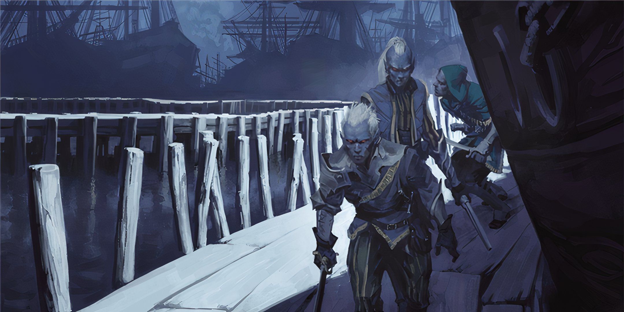 A band of drow mercenaries in Waterdeep: Dragon Heist in DND. 