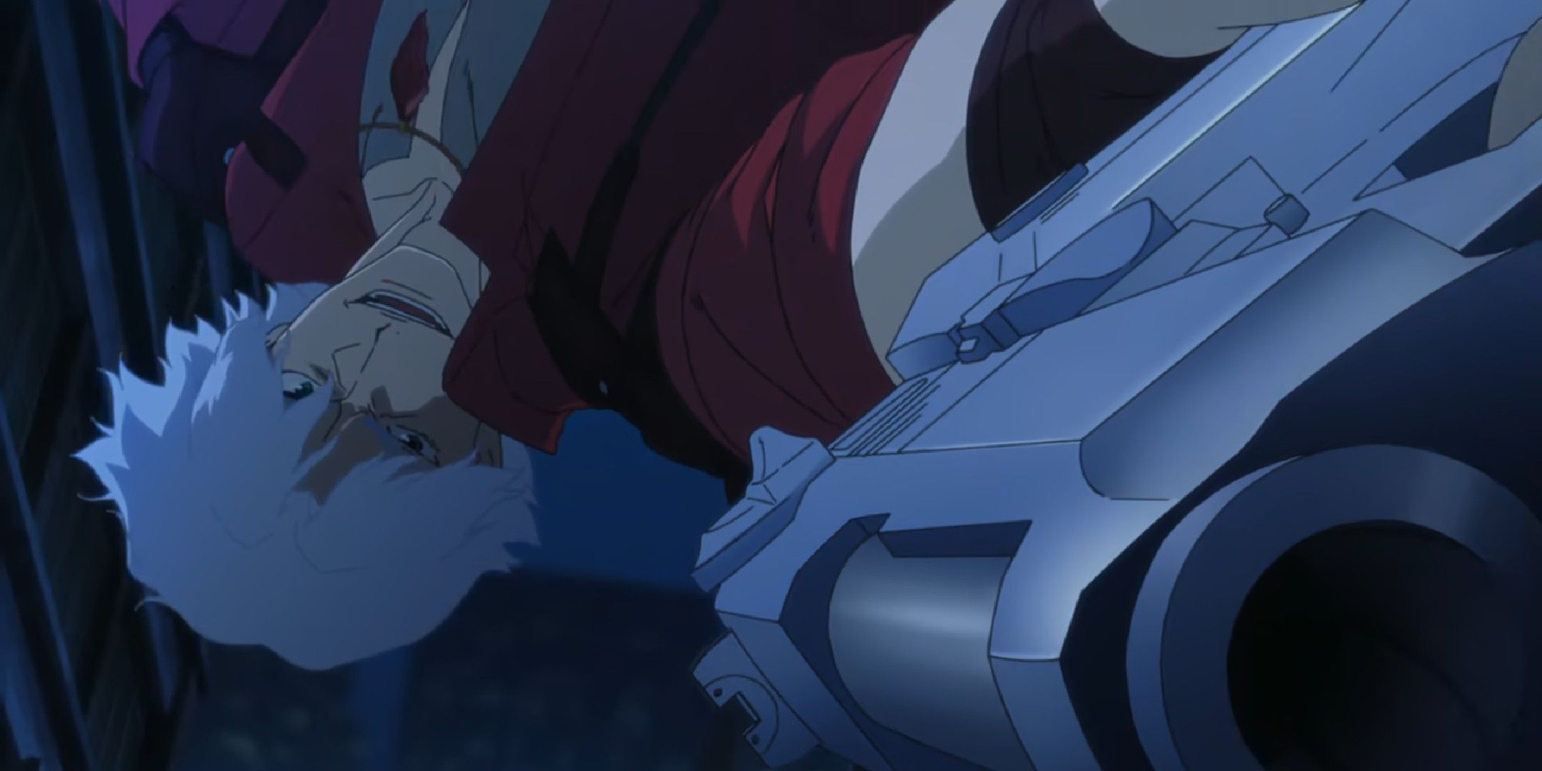 Dante aiming his gun and saying Jackpot in Devil May Cry.