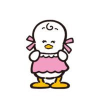 Frill Sanrio character on a white background.