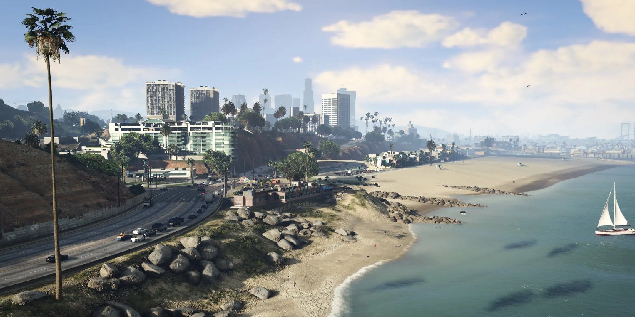 The city in Grand Theft Auto 5.