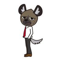 Haida Sanrio character on a white background.