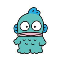 Hangyodon Paradise Sanrio character on a white background.