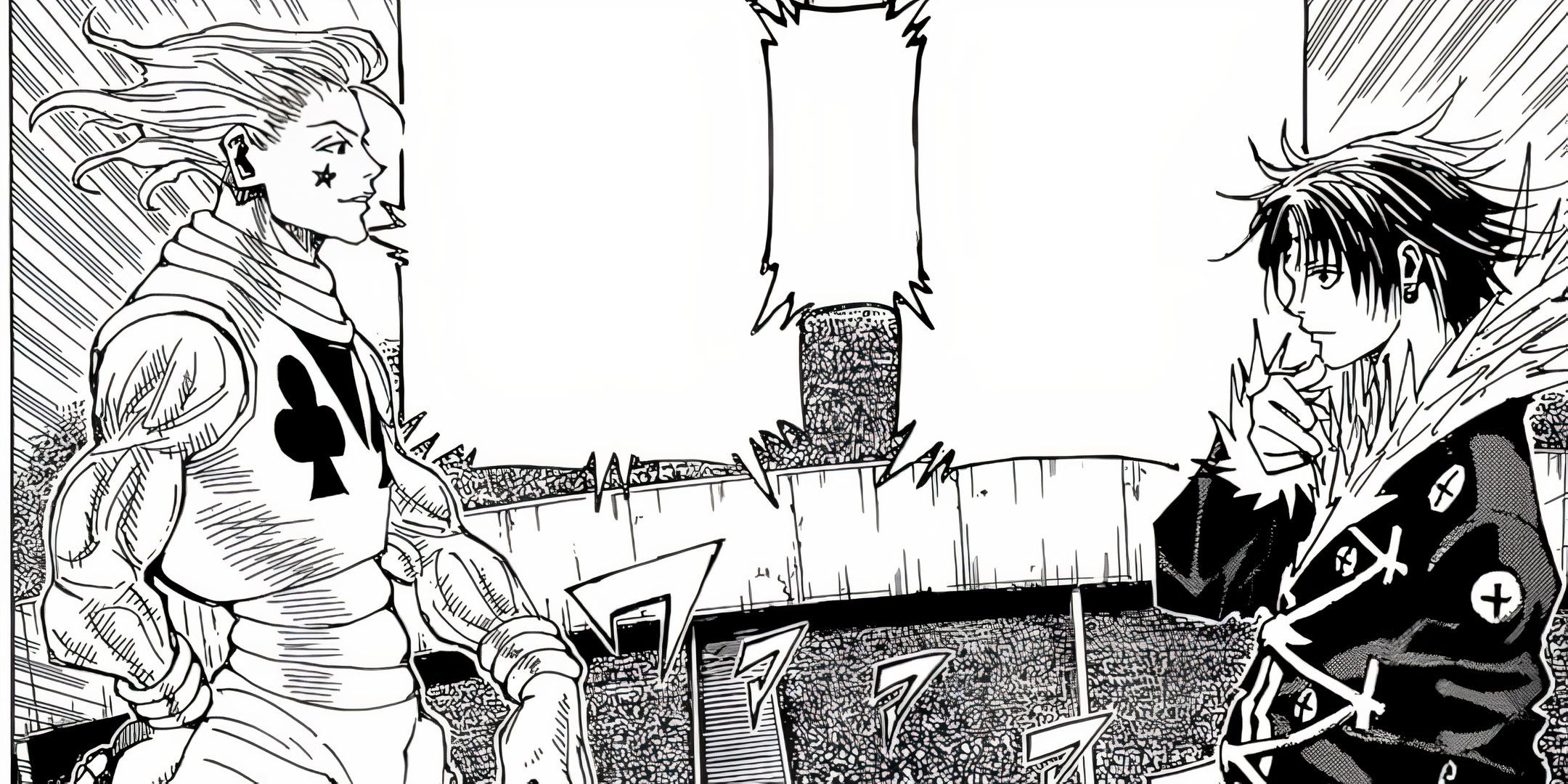 Hanka Hunter is fighting against Corolo in the X -Hunter Manga.