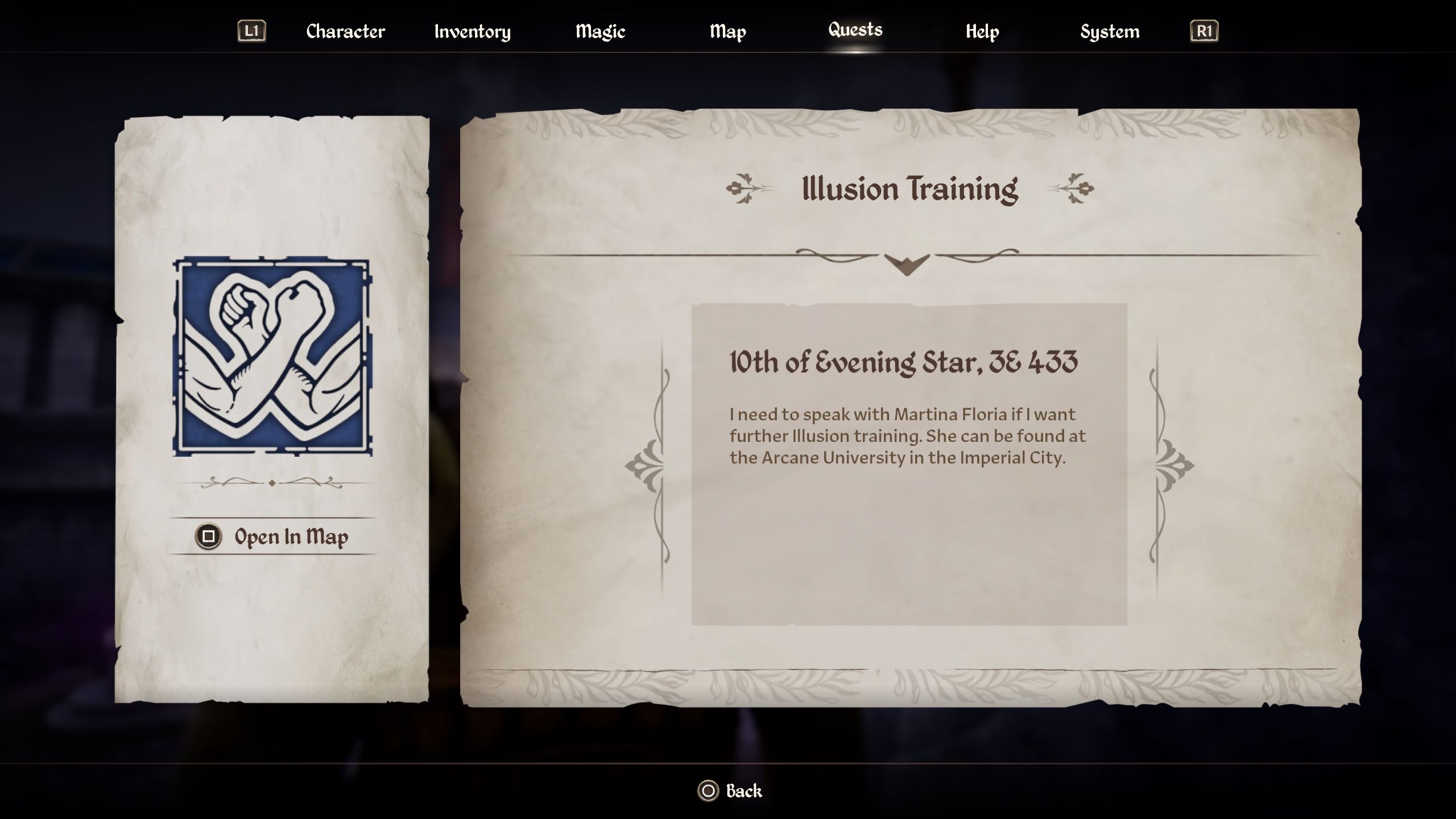 Illusion Training skill - Oblivion Remastered