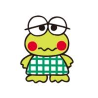 Keroppe character on a white background.
