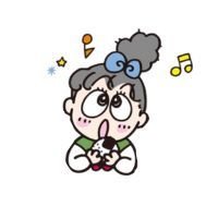 Maiko Uoo  Sanrio character on a white background.