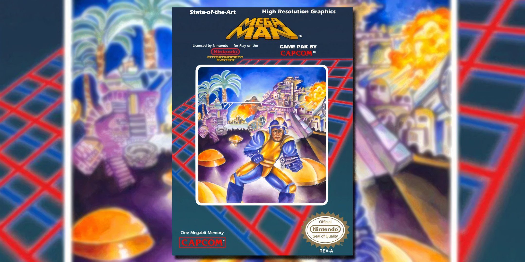 Mega Man box art cover.