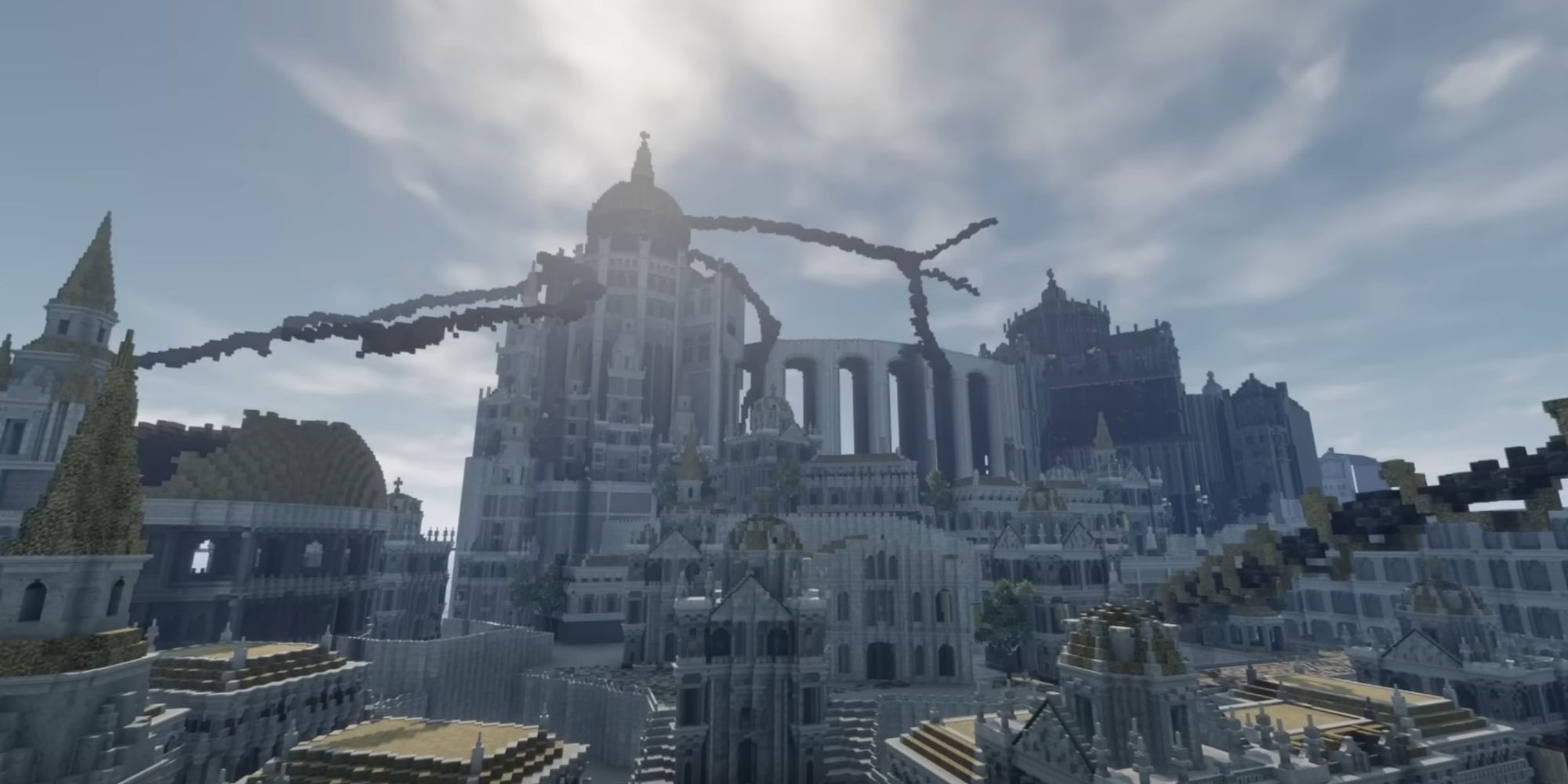 den Ring&rsquo;s The Lands Between Created in Minecraft by Lerfing.