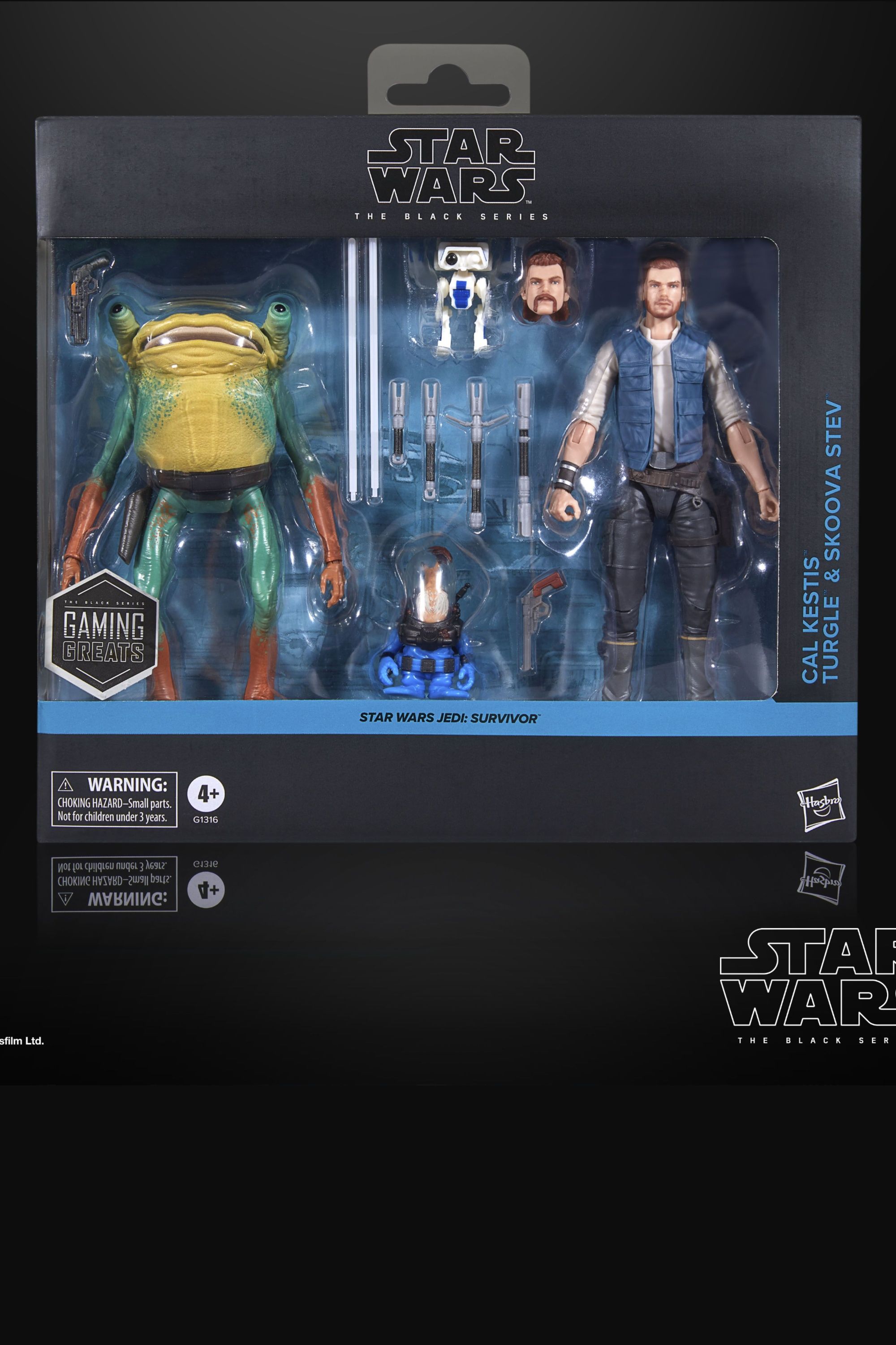 Star Wars Black Series Call Casty and Tourgal Set.