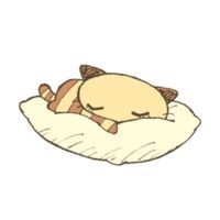 Nemukko Nyago Sanrio character on a white background.