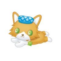 Nephrite Sanrio character on a white background.