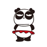 Pandaba Sanrio character on a white background.
