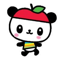 Pandapple Sanrio character on a white background.