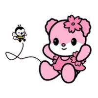 Pinki Lili Sanrio character on a white background.
