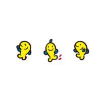 Pitch, Chap, and Run Sanrio characters on a white background.