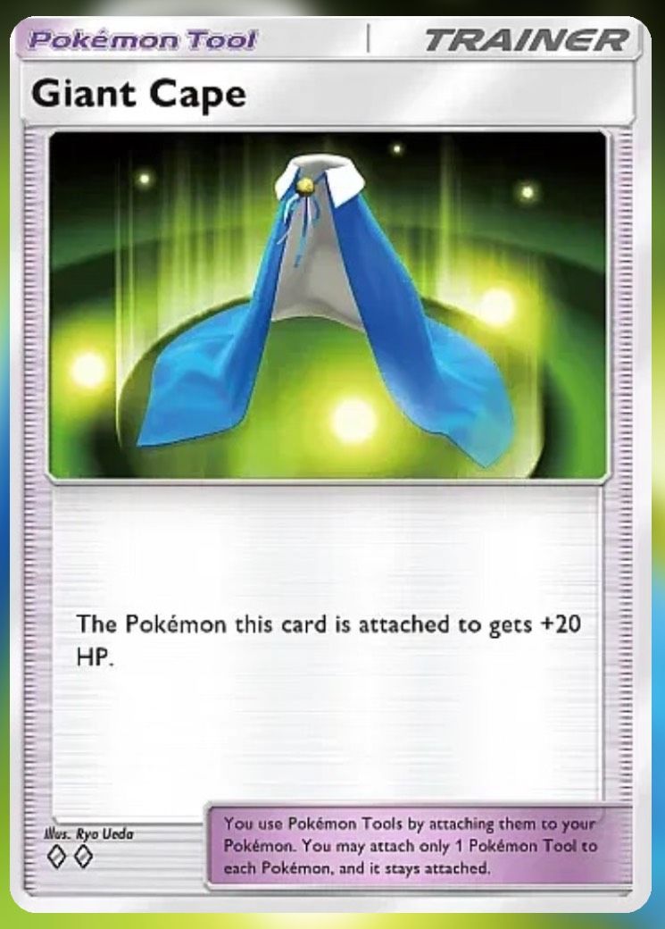 The Giant Cape in Pokemon Trading Card Game Pocket.