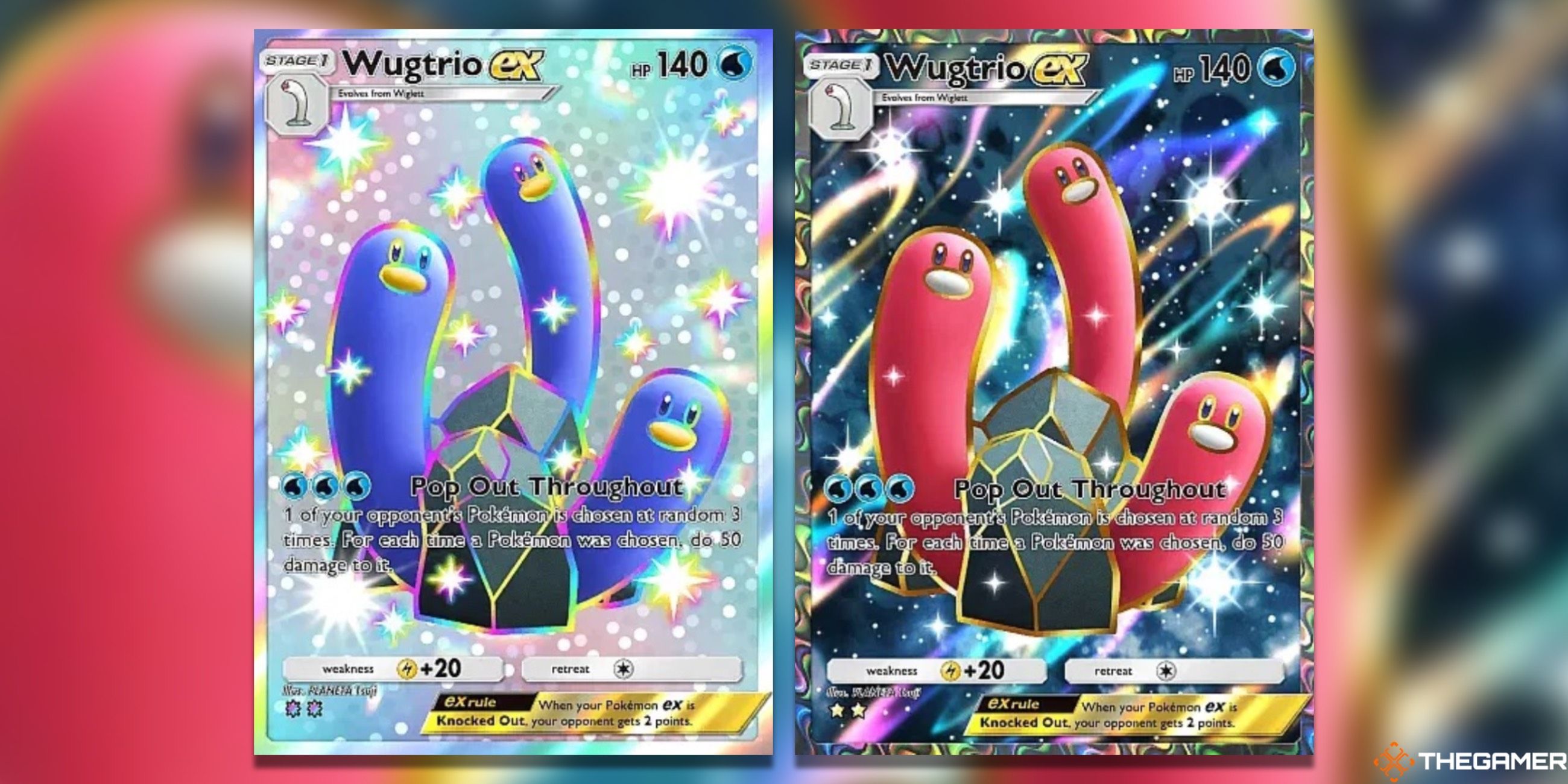 Pokémon Pocket Vigato former and Vigato former shiny.