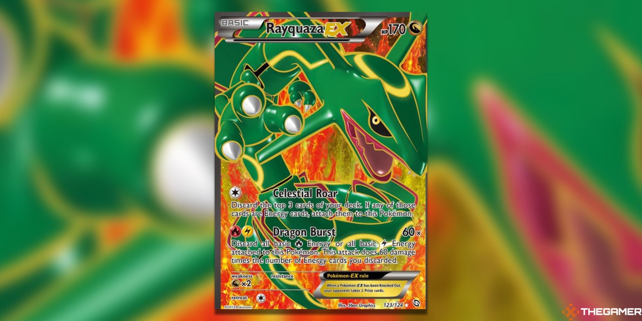 Raikuza former from dragons in Pokémon TCG.