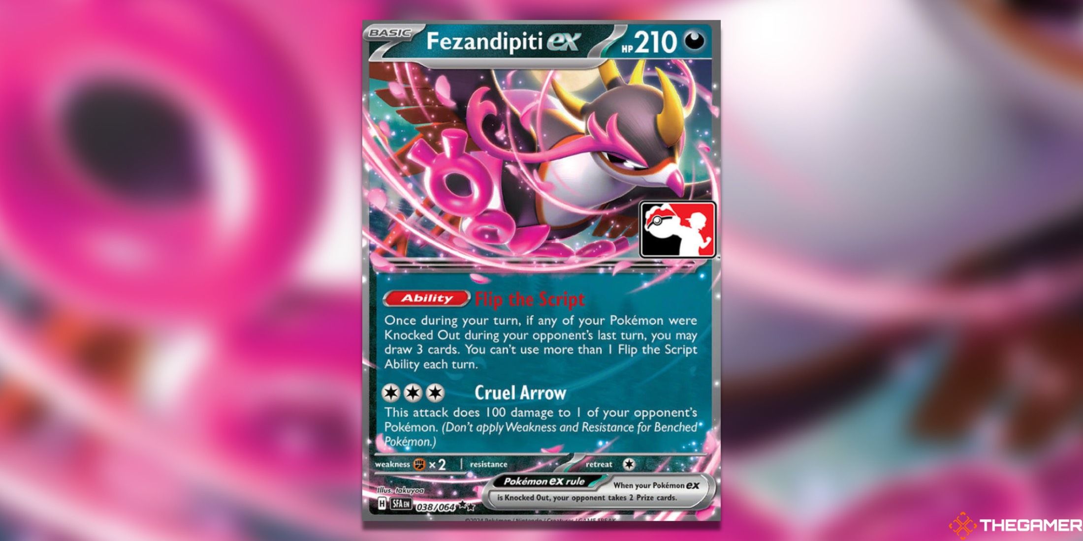 Pokémon TCG double rare philosophical former.