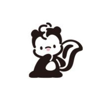 Rachel Sanrio character on a white background.
