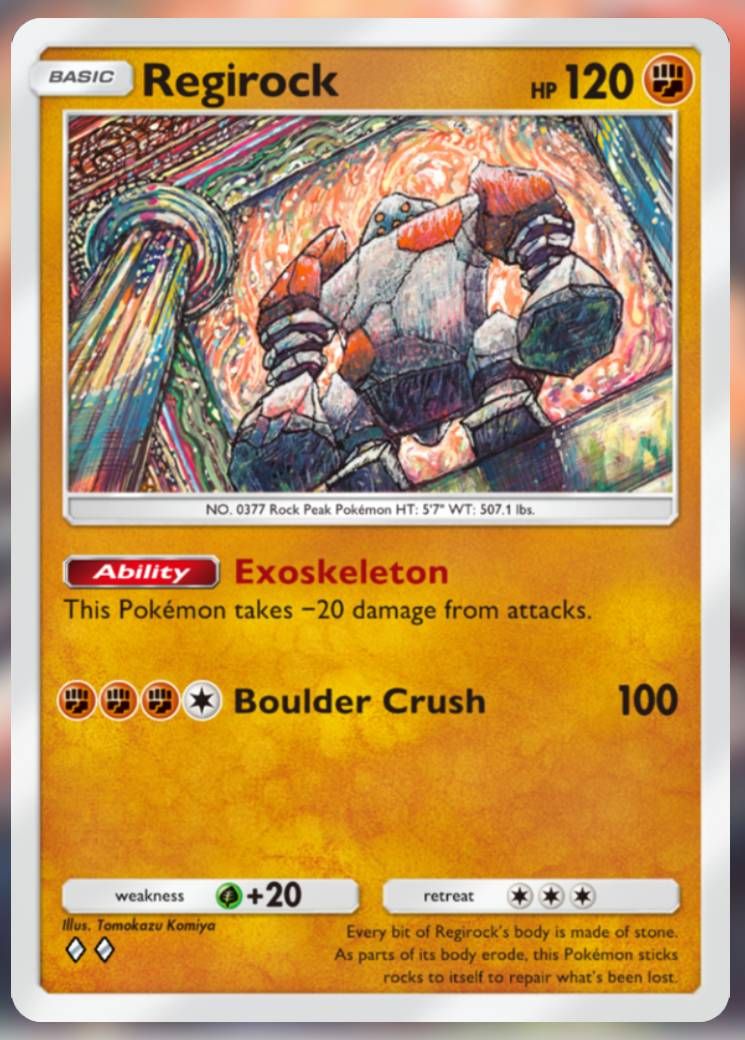 Pokémon TCG Pocket Rigeric Card from Space Time Samak Down in Pocket.