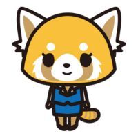 Retsuko Sanrio character on a white background.
