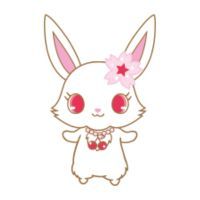 Ruby Sanrio character on a white background.-1