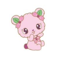 Sakuran  Sanrio character on a white background.