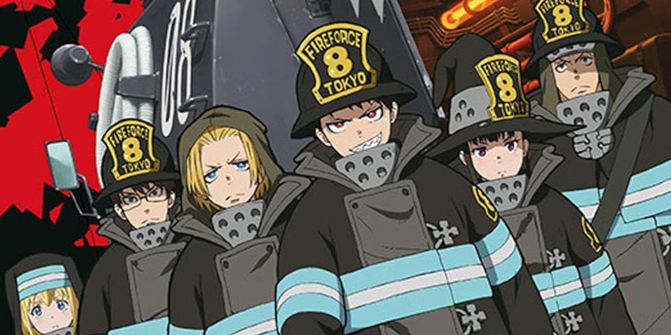 Season one key art from Fire Force.