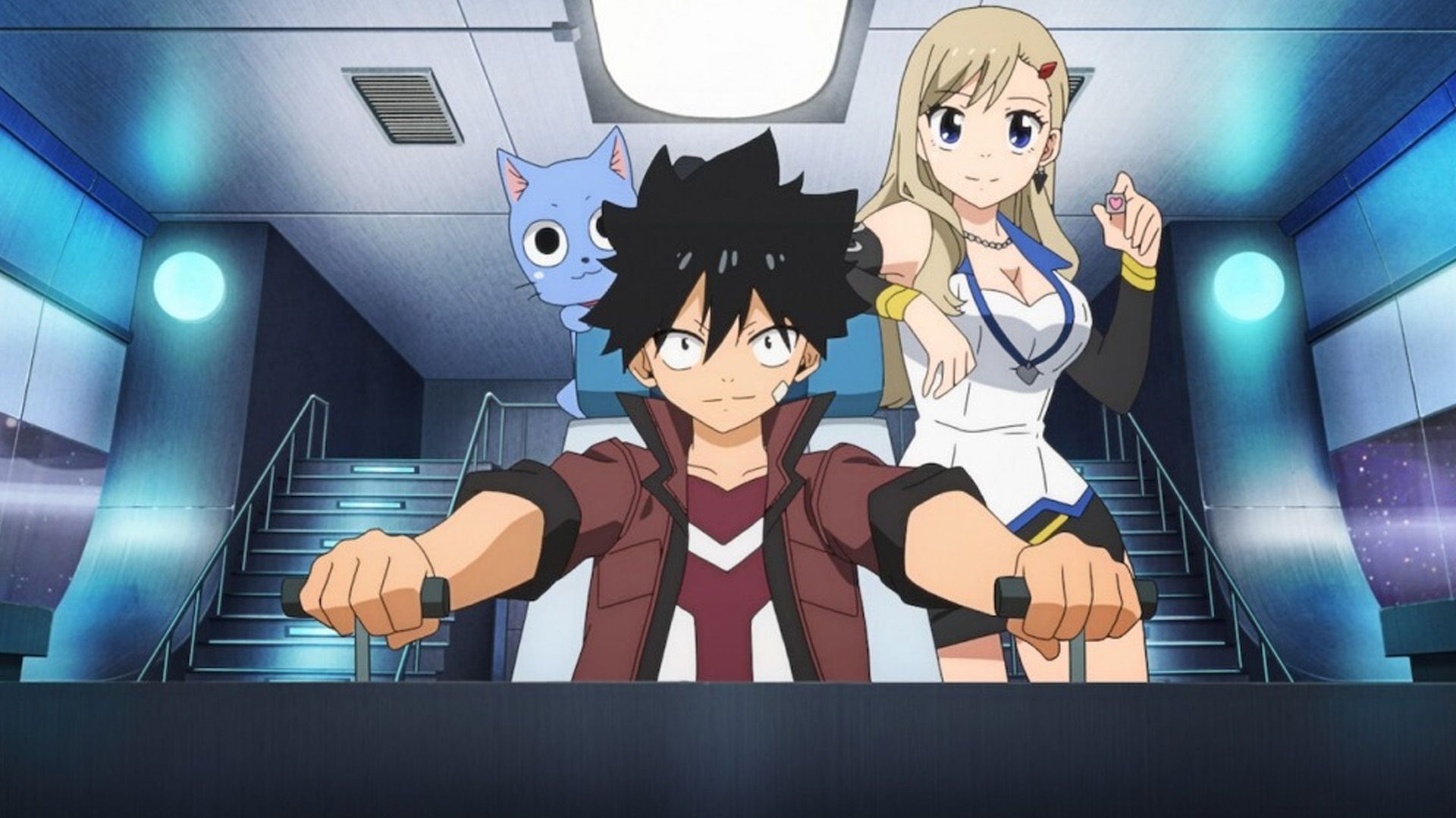 Shiki, Rebecca and Happy from Eden&rsquo;s Zero.