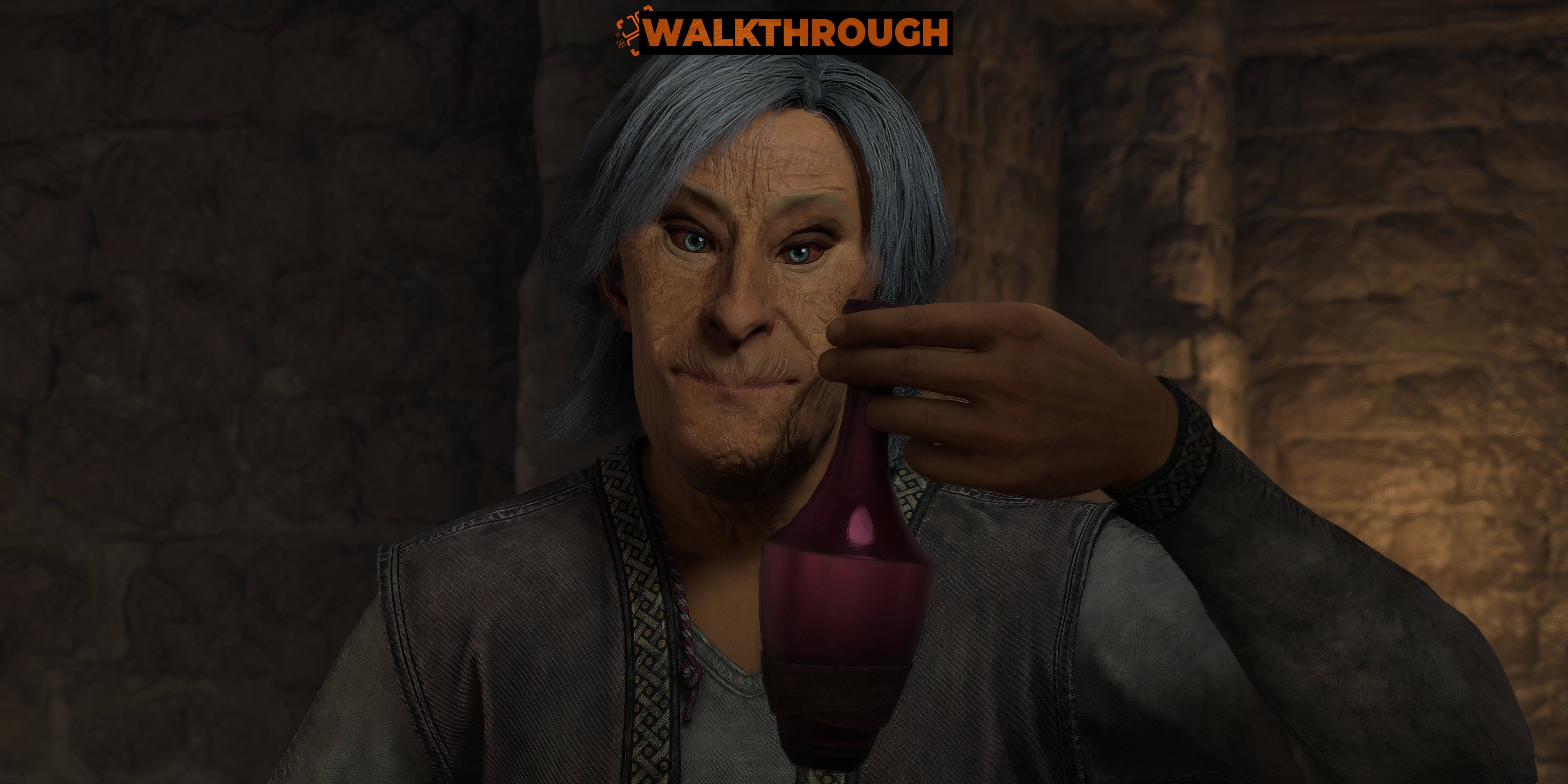 Sinderion is holding a potion in his hands - oblivion remastered