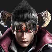 نمادی که تصویر پرتره شیطان جین را در Tekken 8 به نمایش می گذارد.