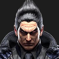 نمادی که تصویر پرتره Kazuya در Tekken 8 را به نمایش می گذارد.