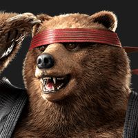 نمادی که تصویر پرتره Kuma را در Tekken 8 به نمایش می گذارد.