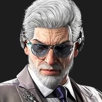 نمادی که تصویر پرتره ویکتور را در Tekken 8 به نمایش می گذارد.