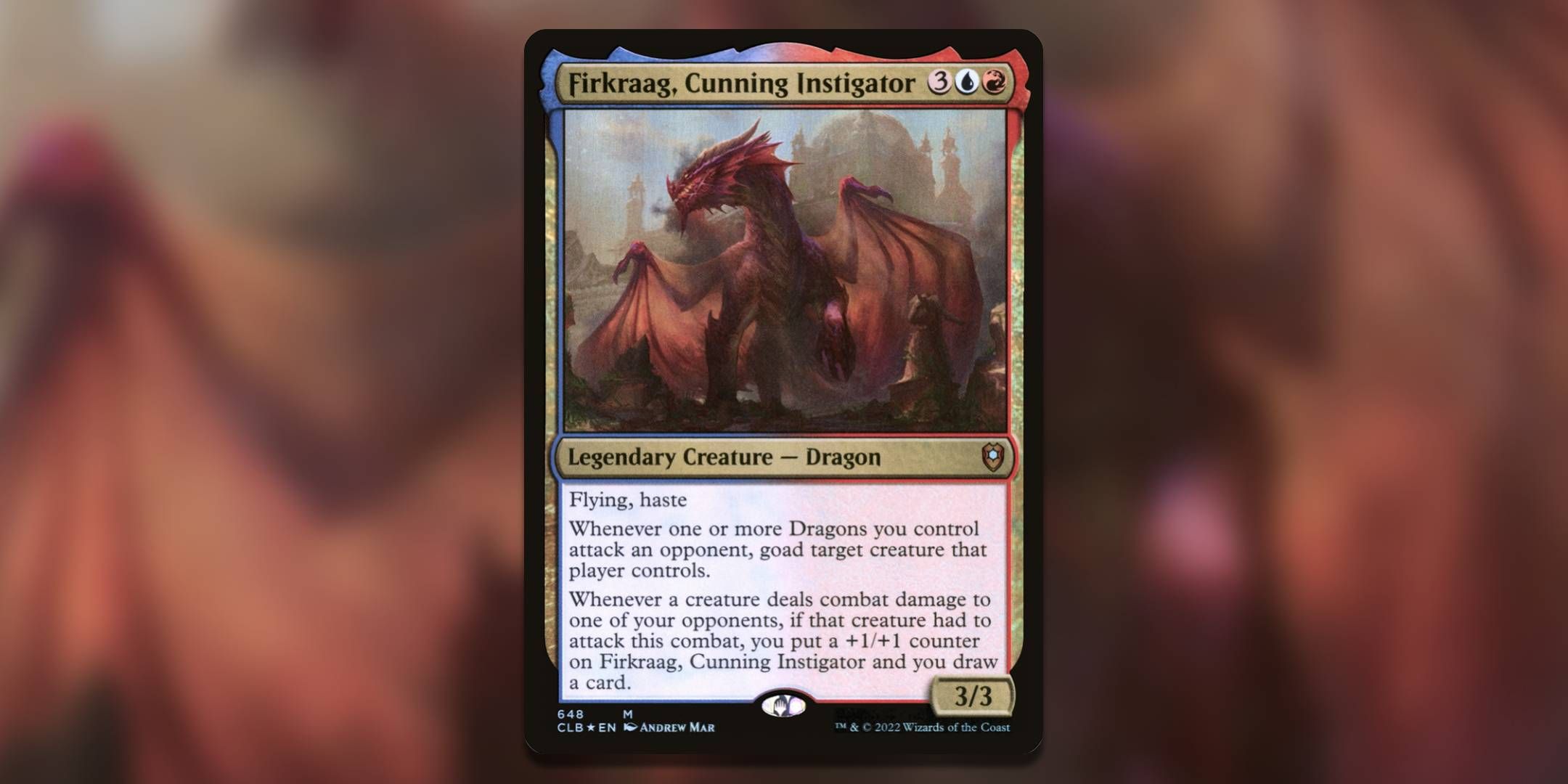 Magic the Gathering Card Firkraag تحریک کننده حیله گر توسط آندرد مارس.
