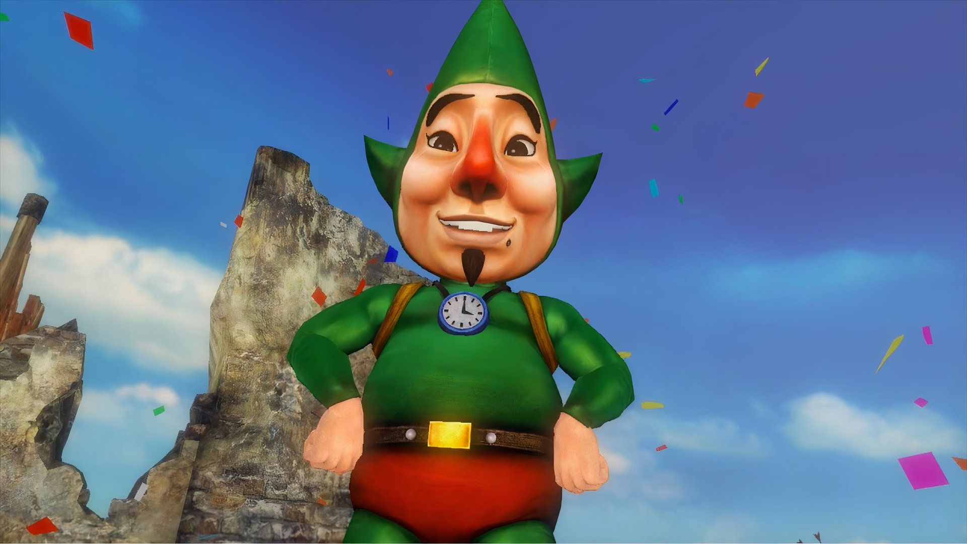 Legend of tingle Zelda همانطور که در Hyrule Warriors ظاهر می شود.