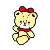 Tiny Cream Sanrio character on a white background.