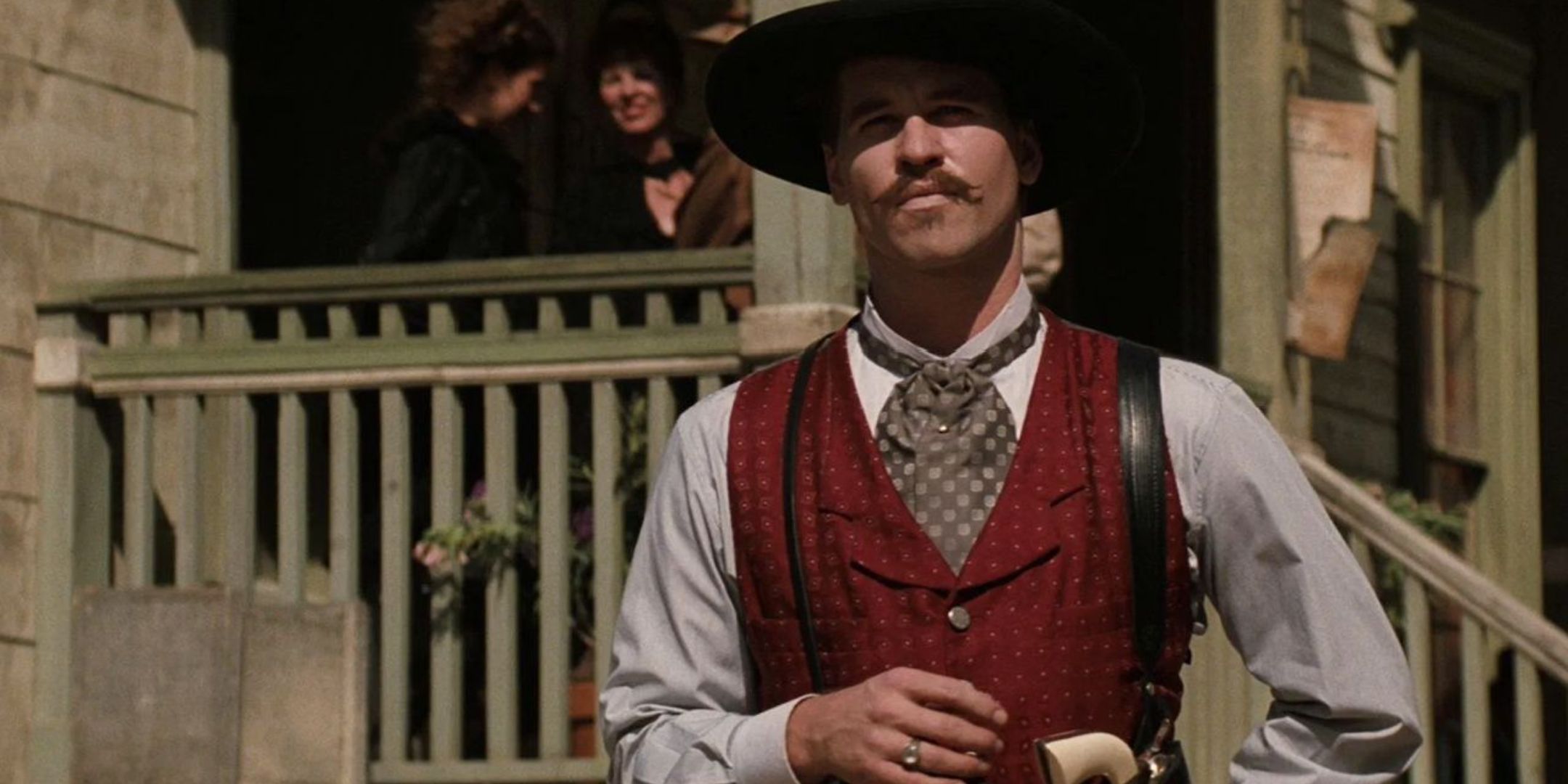 Wall Clerkar as Dr. Holdy, along with his revolver in Holster in Tambutone.