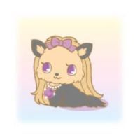 Topaz Sanrio character on a white background.
