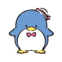 Tuxedo Sam Sanrio character on a white background.