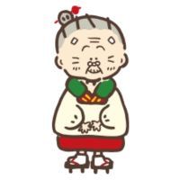 Umeya Zakkaten Sanrio character on a white background.